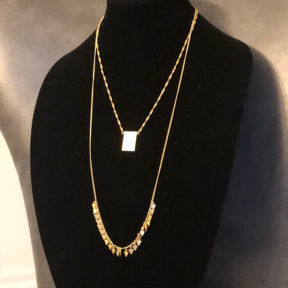 MADEWELL Gold Two-Piece Necklace Set - Picture 3 of 6